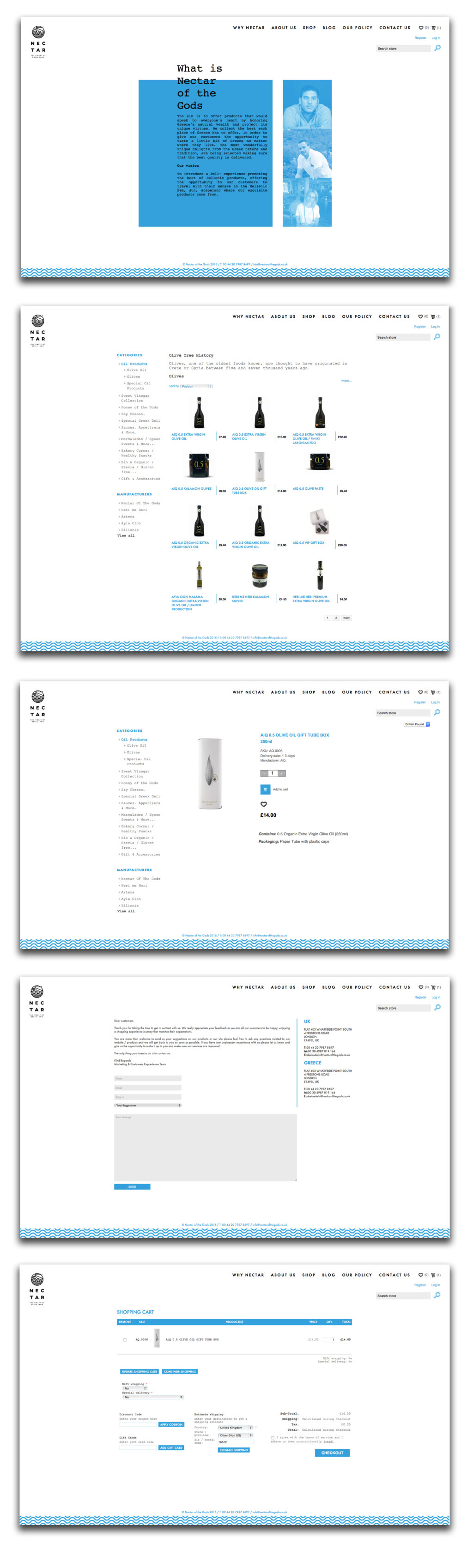 nectar branding web design